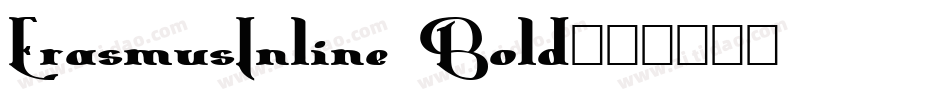 ErasmusInline Bold字体转换